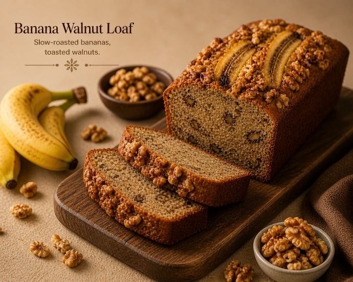 Banana Walnut Loaf