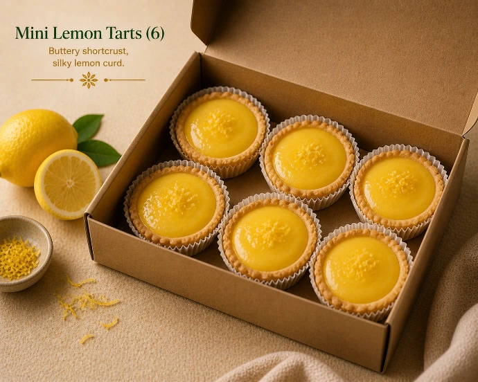 Mini Lemon Tarts (6)